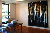 Galerie ArchivArte Bern, o.T., PVC, Acryl, genäht, gestülpt, 300 x 200 cm